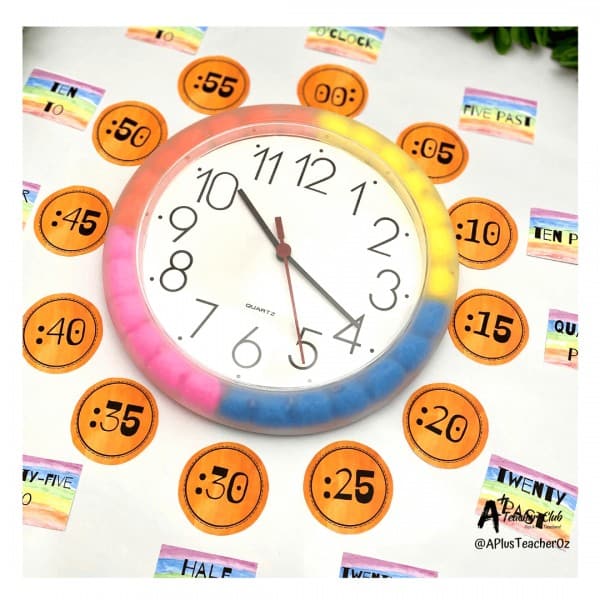 Fun DIY Classroom Clock {Kmart Hack} – A Plus Teaching Resources