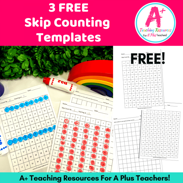 free skip counting number grid a plus teaching resources